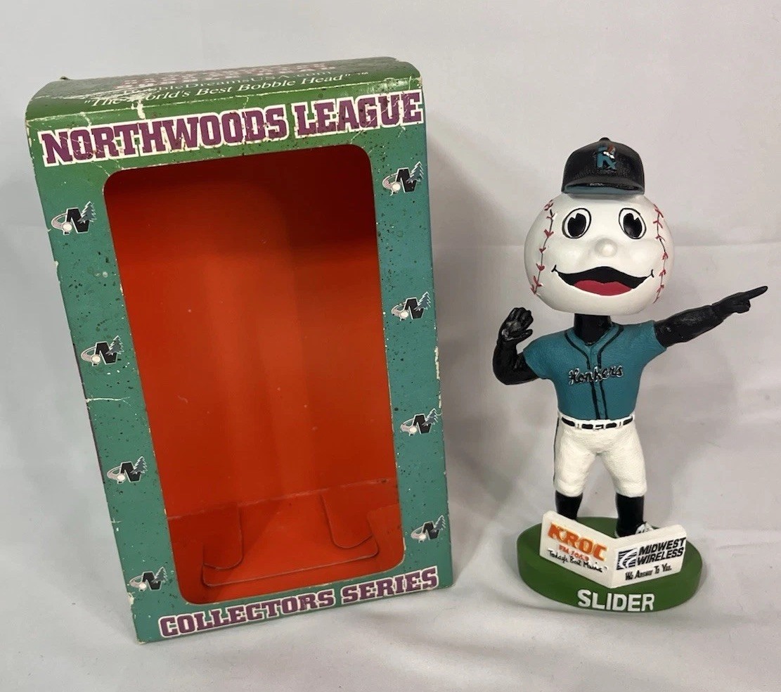 Vintage Northwoods League Rochester Honkers Slider Bobblehead In Box VERY CLEAN Vintage Northwoods League Rochester Honkers Slider Bobblehead In Box VERY CLEAN