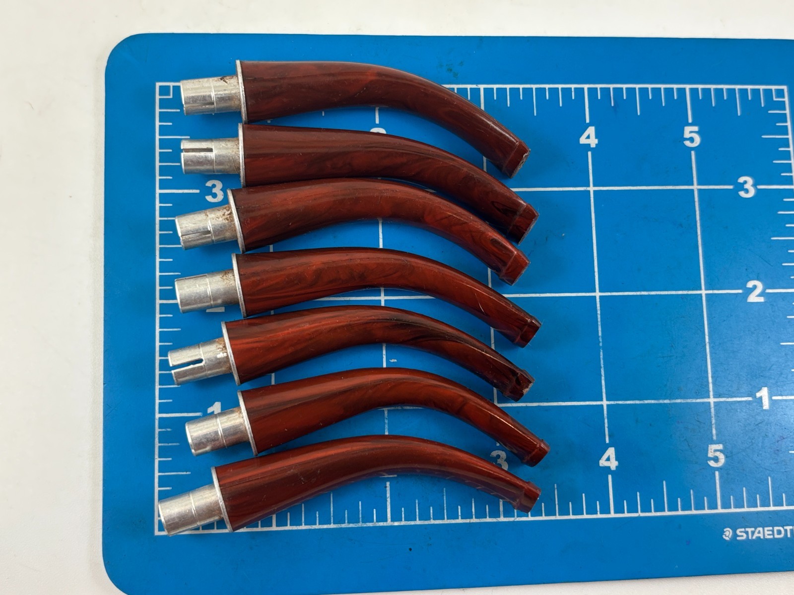 Judd's Lot of 7 Never Used Plastic Cumberland Pipe Stems w/6mm Tenons
