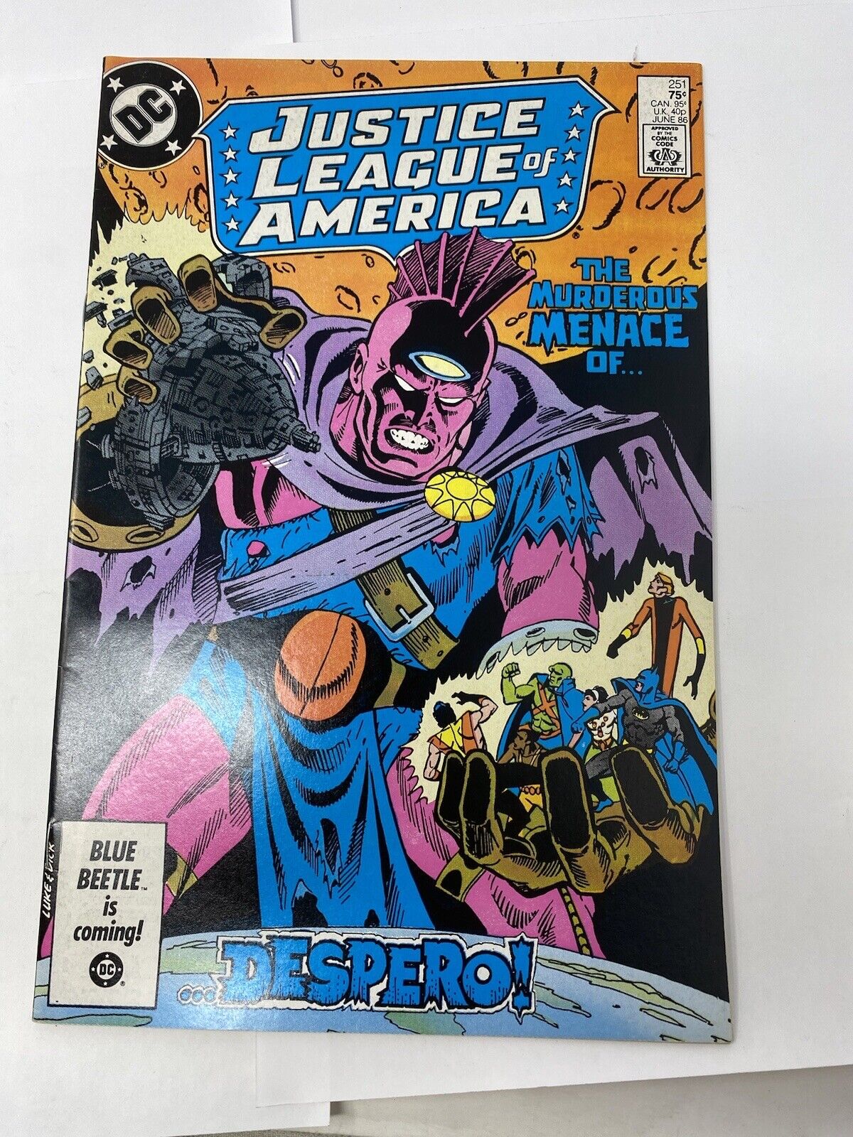 Justice League Of America 251 DC Comics VF