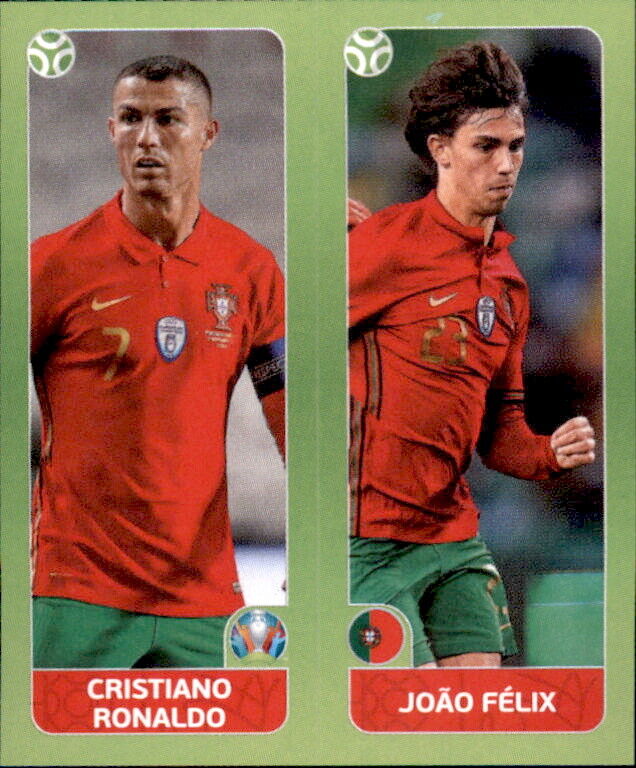 2020 Panini EM EURO Tournament 2021 Sticker 657 - Cristiano Ronaldo / Joao Felix
