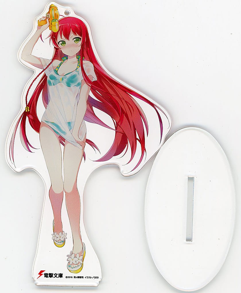 Yusa Emi Acrylic Mascot Hataraku Maou-sama Dengeki Bunko 2016 Goods