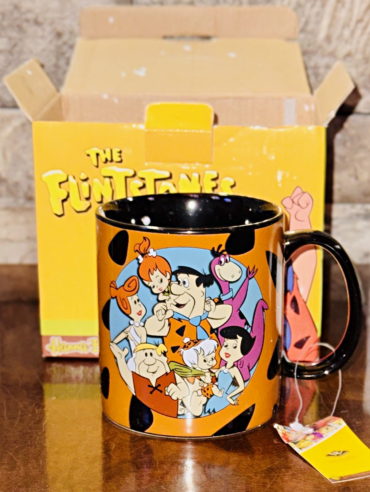 Vintage Westland Giftware The Flintstones Family Photo 14oz Mug MINT IN BOX Tag