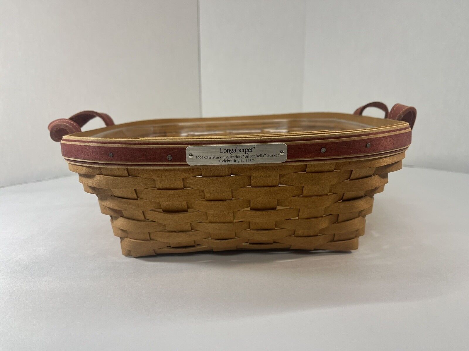 Longaberger 2005 Christmas Collection Silver Bells Basket 25 Years