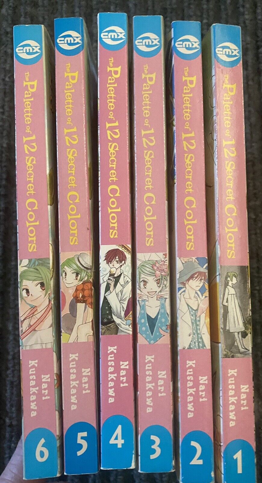Palette of 12 Secret Colors Complete English Manga by Nari Kusakawa Vol 1-6
