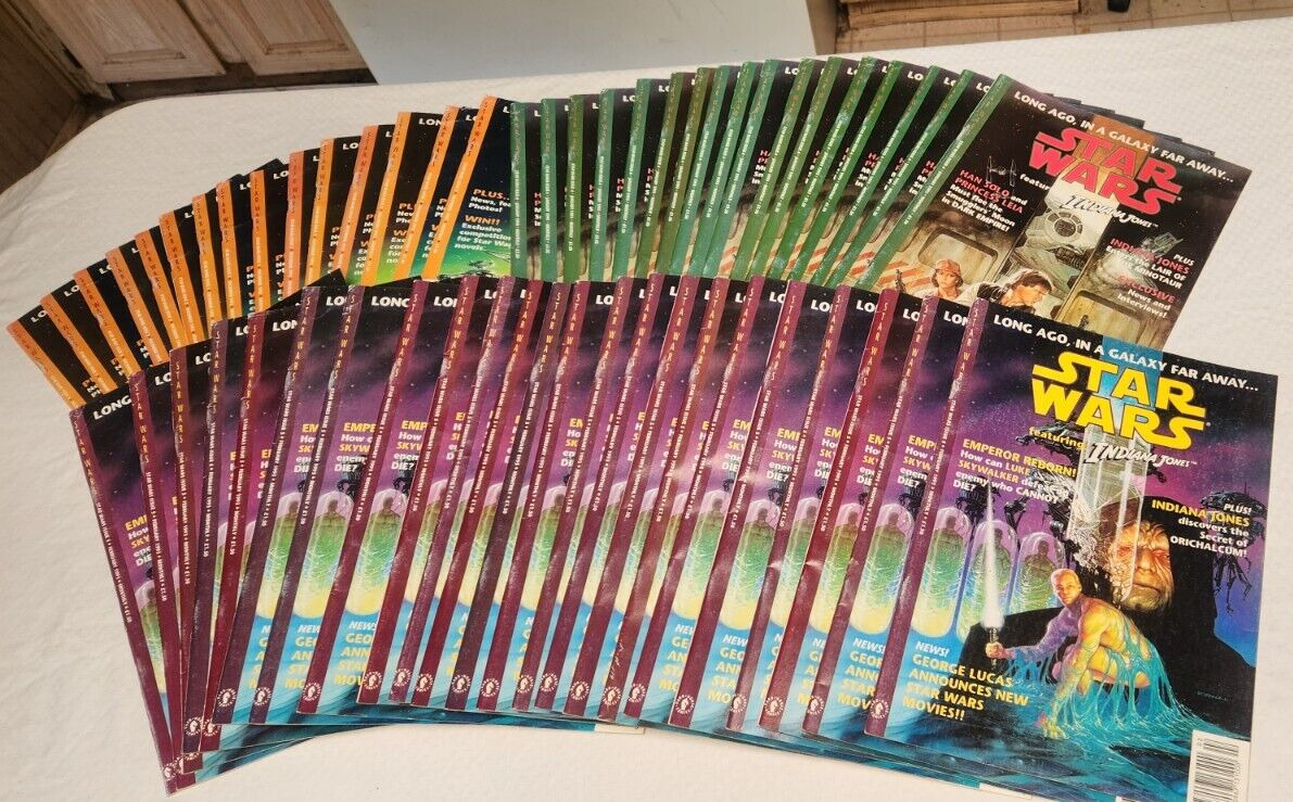 🔑🔥  55 copies 14 POUNDS of Star Wars UK Magazines 3 4 5 Comic book For Store