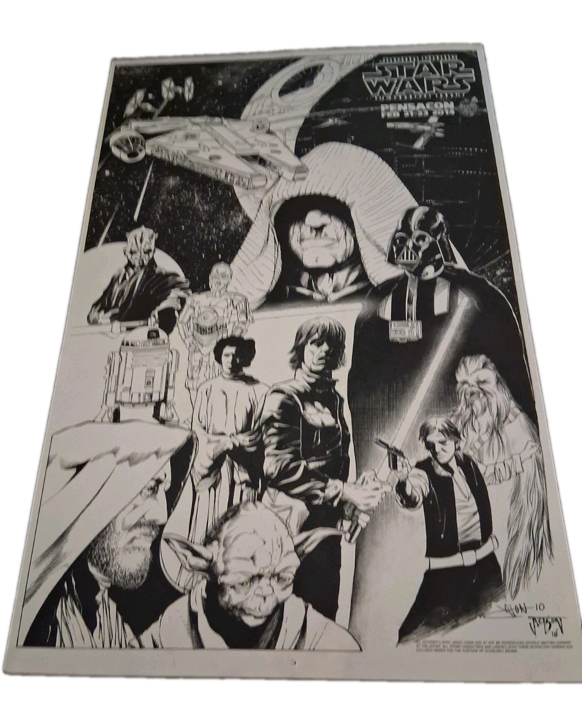 Jason Craig Legacy Art Star Wars Print Pensacon Feb 21-23 2014
