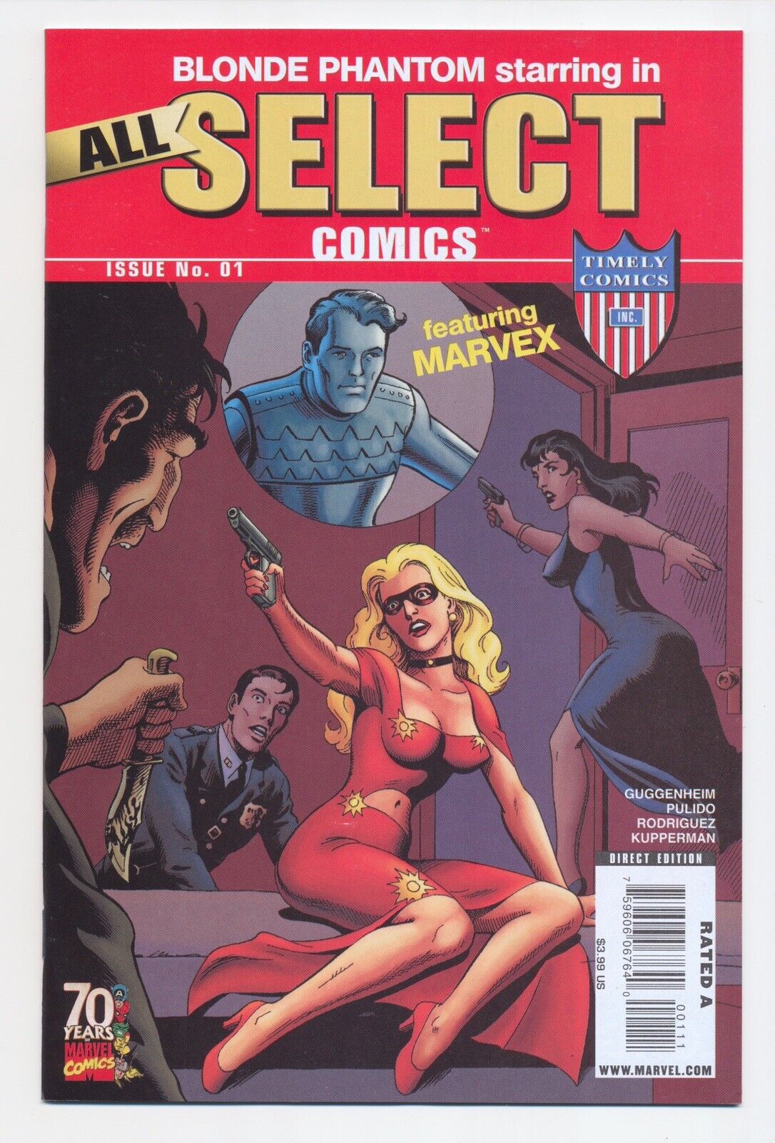 All Select Comics #1 70th Anniversary Special Blonde Phantom VF/NM Taylor Swift