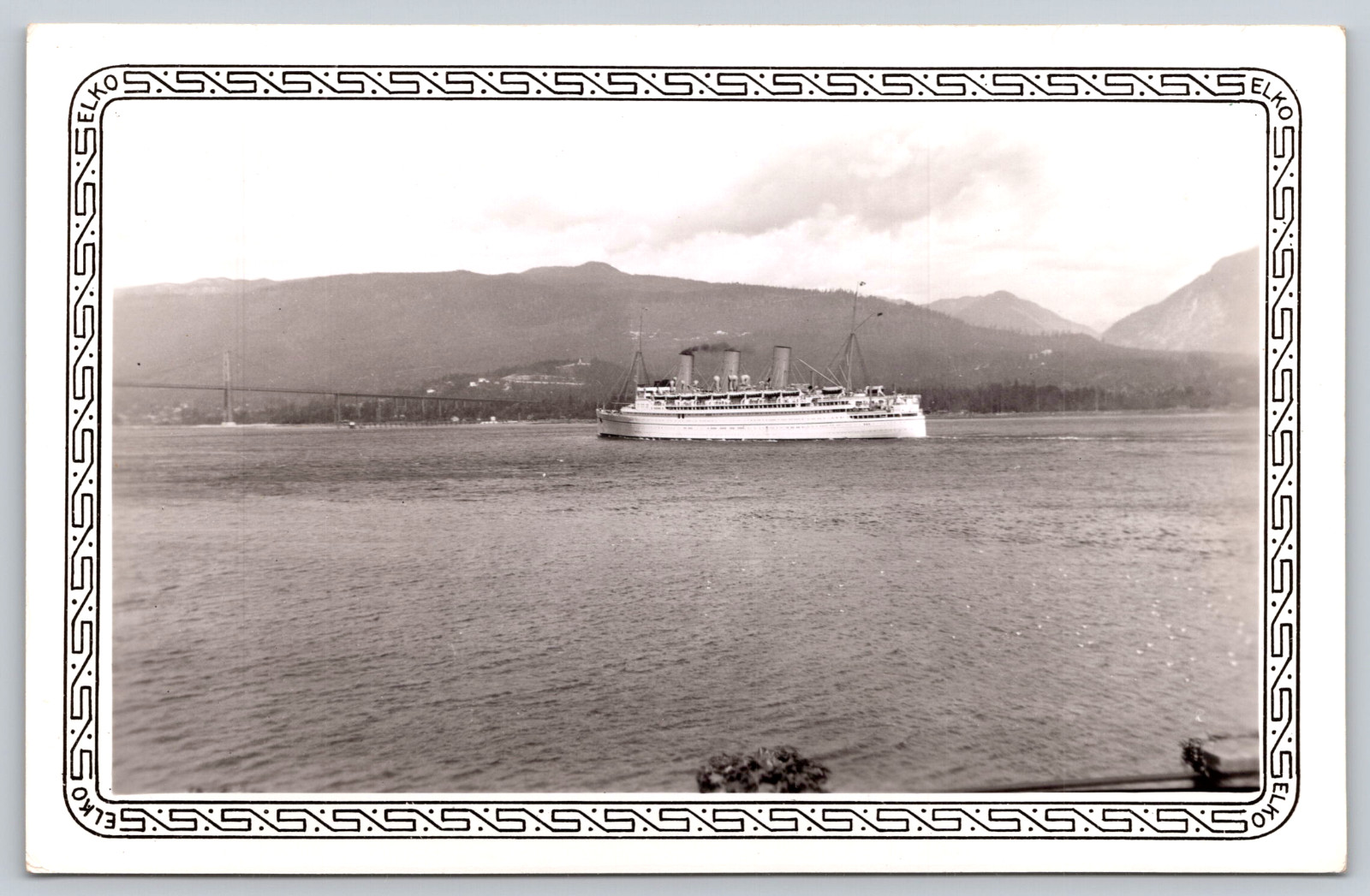 Photograph Ship Empress of Japan Leaving for Japan