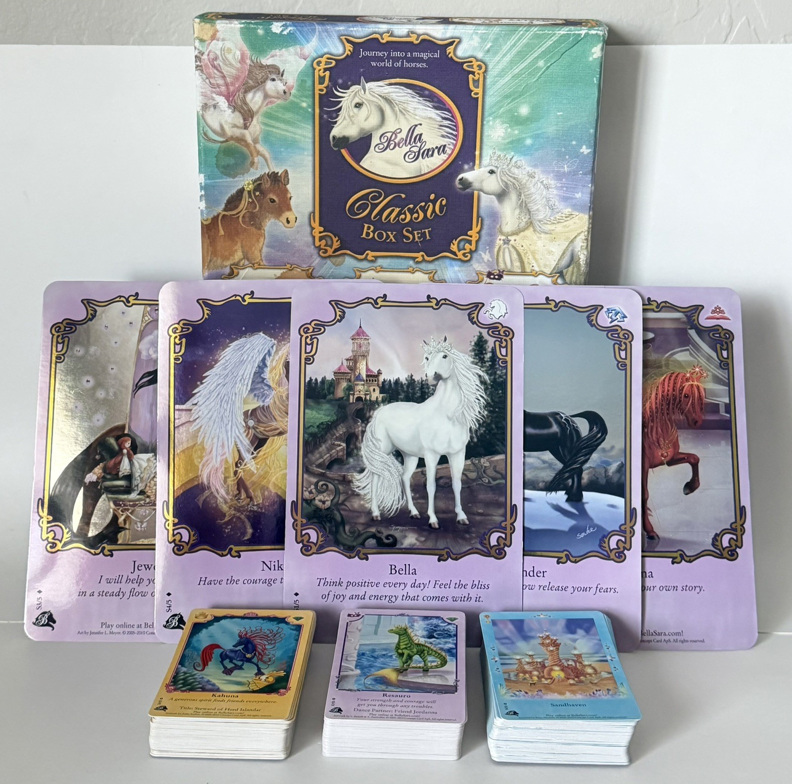 Bella Sara Classic Box Set TCG Lot - Treasures Royalty Bella\'s Ball Cards Box 