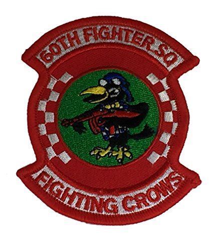 USAF AIR FORCE 60TH FIGHTER SQUADRON FIGHTING CROWS PATCH VETERAN