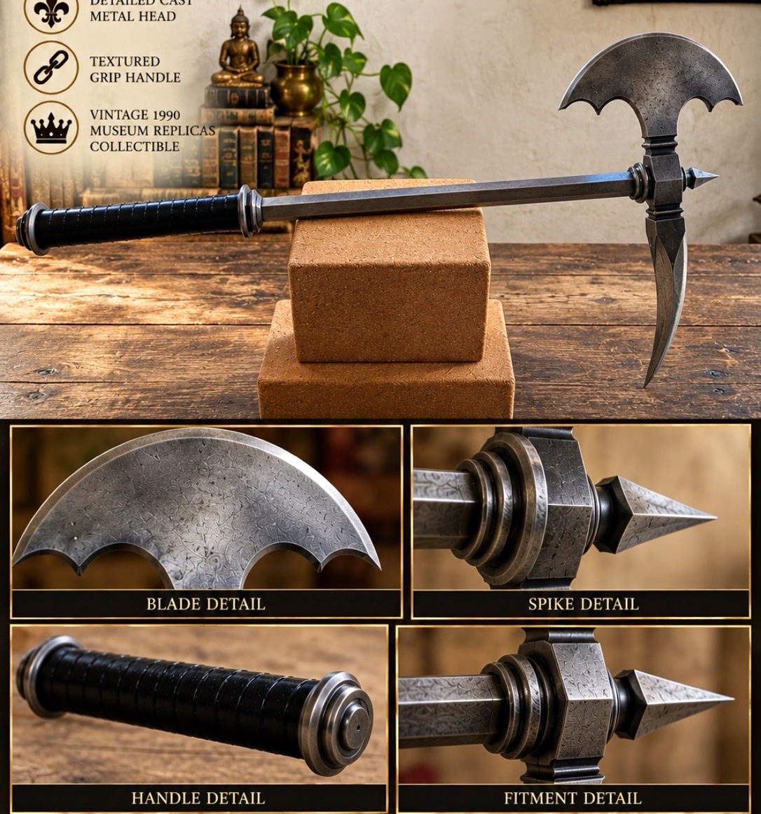 Vintage 1990 Museum Replicas Knightly War Axe Medieval Reproduction