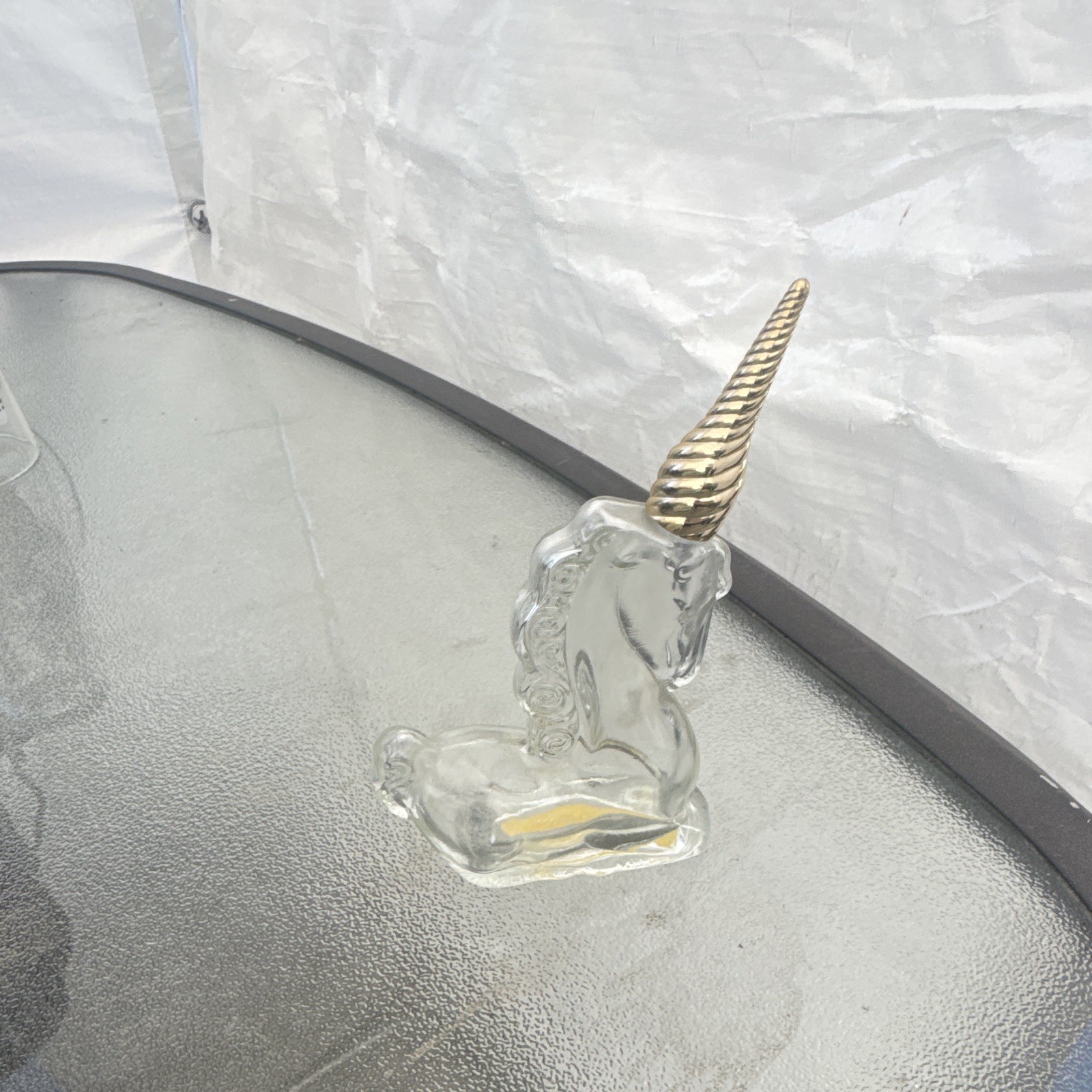 Vintage 1970s Avon Unicorn Cologne/Perfume Decanter Bottle