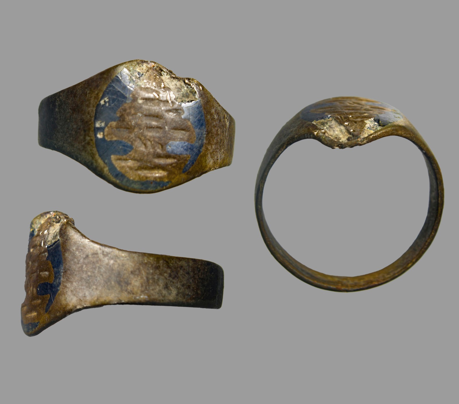 Crusader Era Maronite Silver Ring Cedar Of Lebanon 12th Century Jerusalem Find