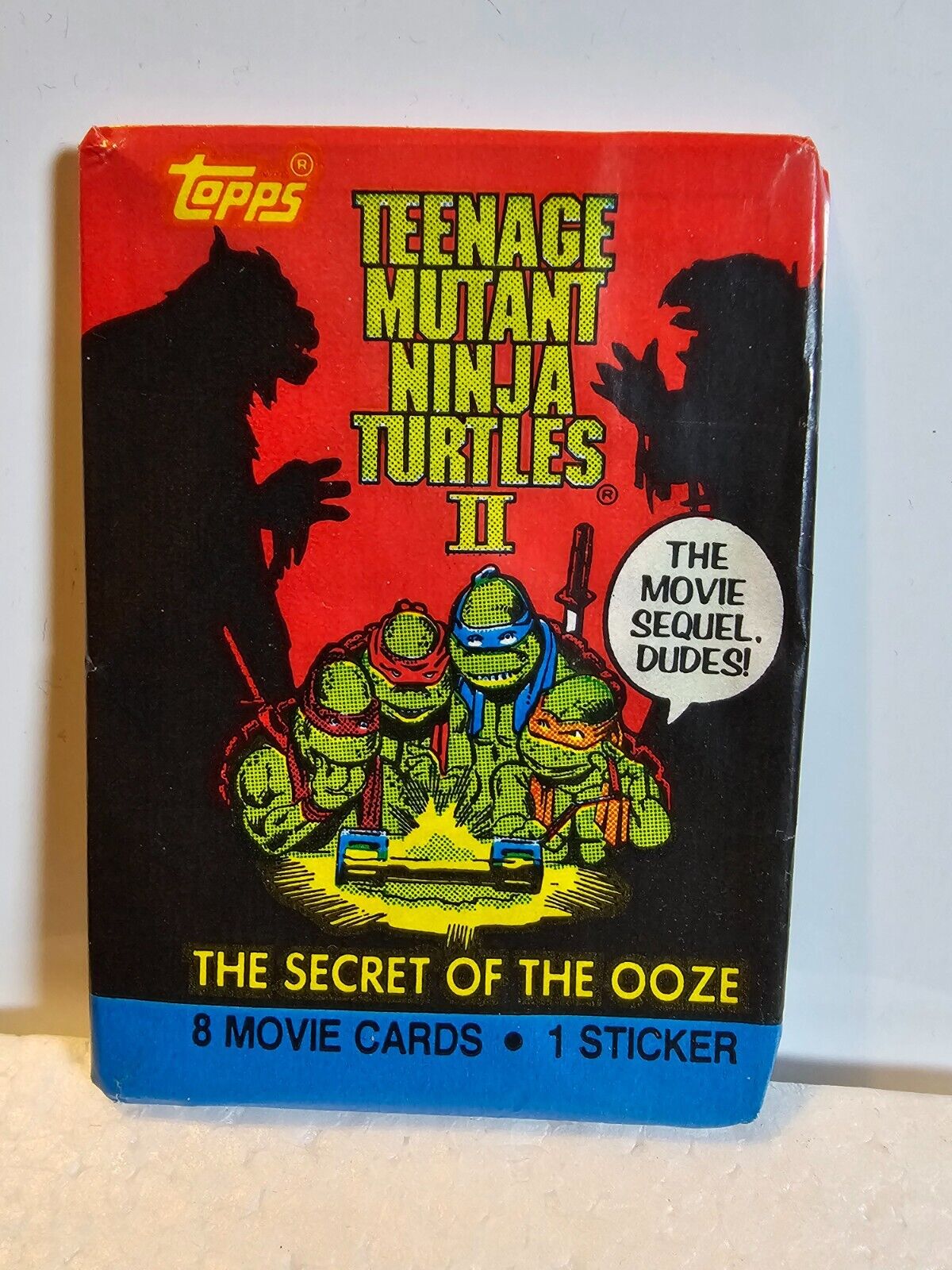 1991 Topps Teenage Mutant Ninja Turtles II TMNT Sealed Trading Card Pack NEW