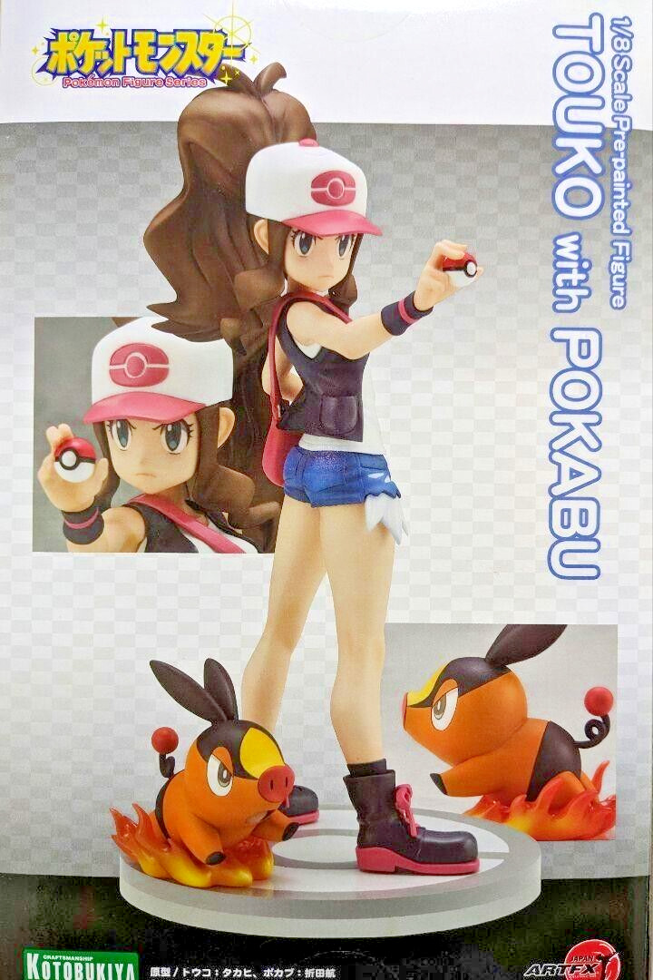 ARTFX J Pokemon Series Hilda with Tepig Kotobukiya Figure 1/8 Scale New