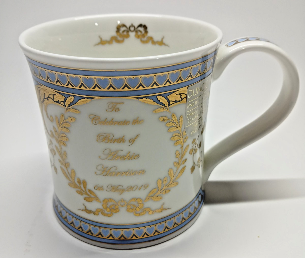 Dunoon Mug Royal Baby Birth Archie Harrison Sussex Prince Harry Meghan Markle 
