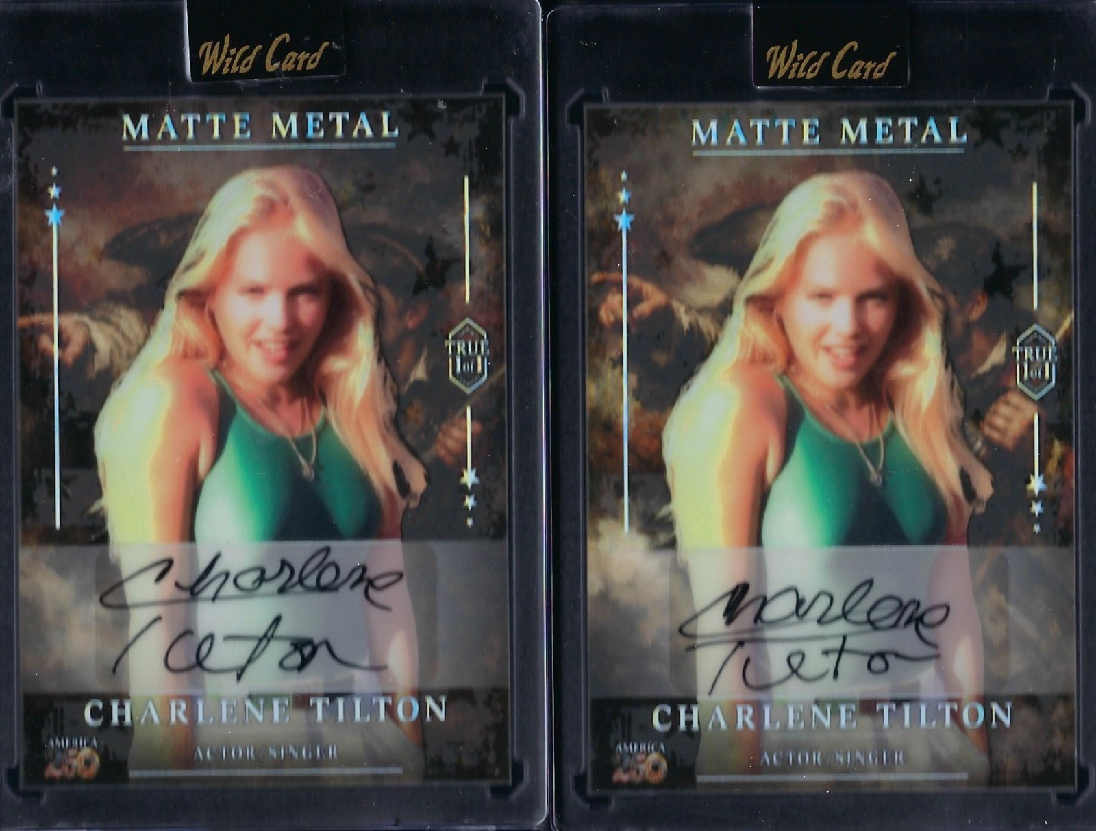 Charlene TILTON 2026 Wild Card Matte AMERICA AUTO TRUE #'d 1/1 DALLAS LOT 2x