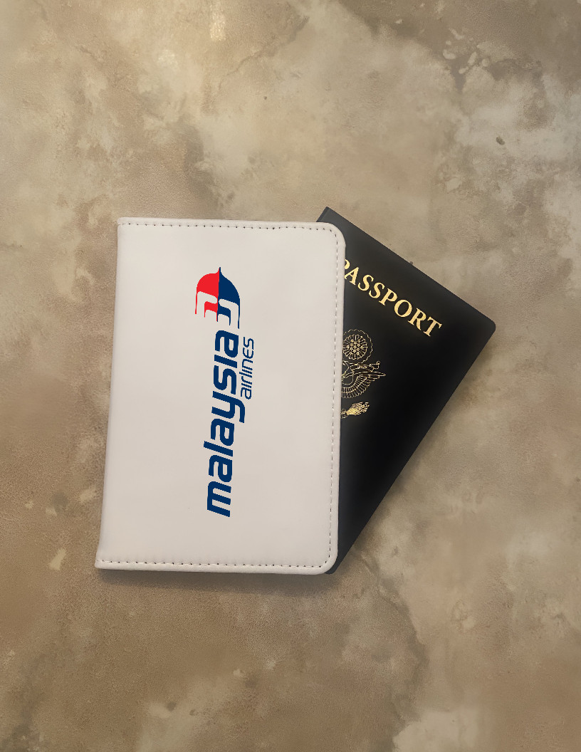 Malaysia Airlines Passport Wallet Asia Tourist Card Travel Document Holders