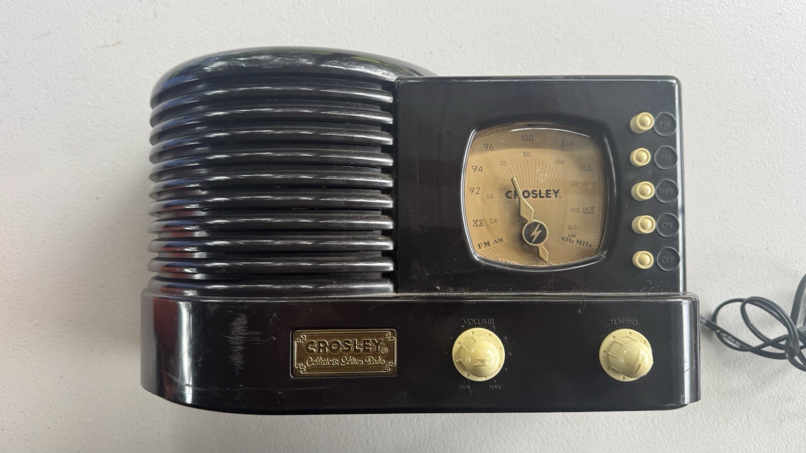 Vintage 1988 Crosley CR-1 Collector's Edition Radio AM/FM