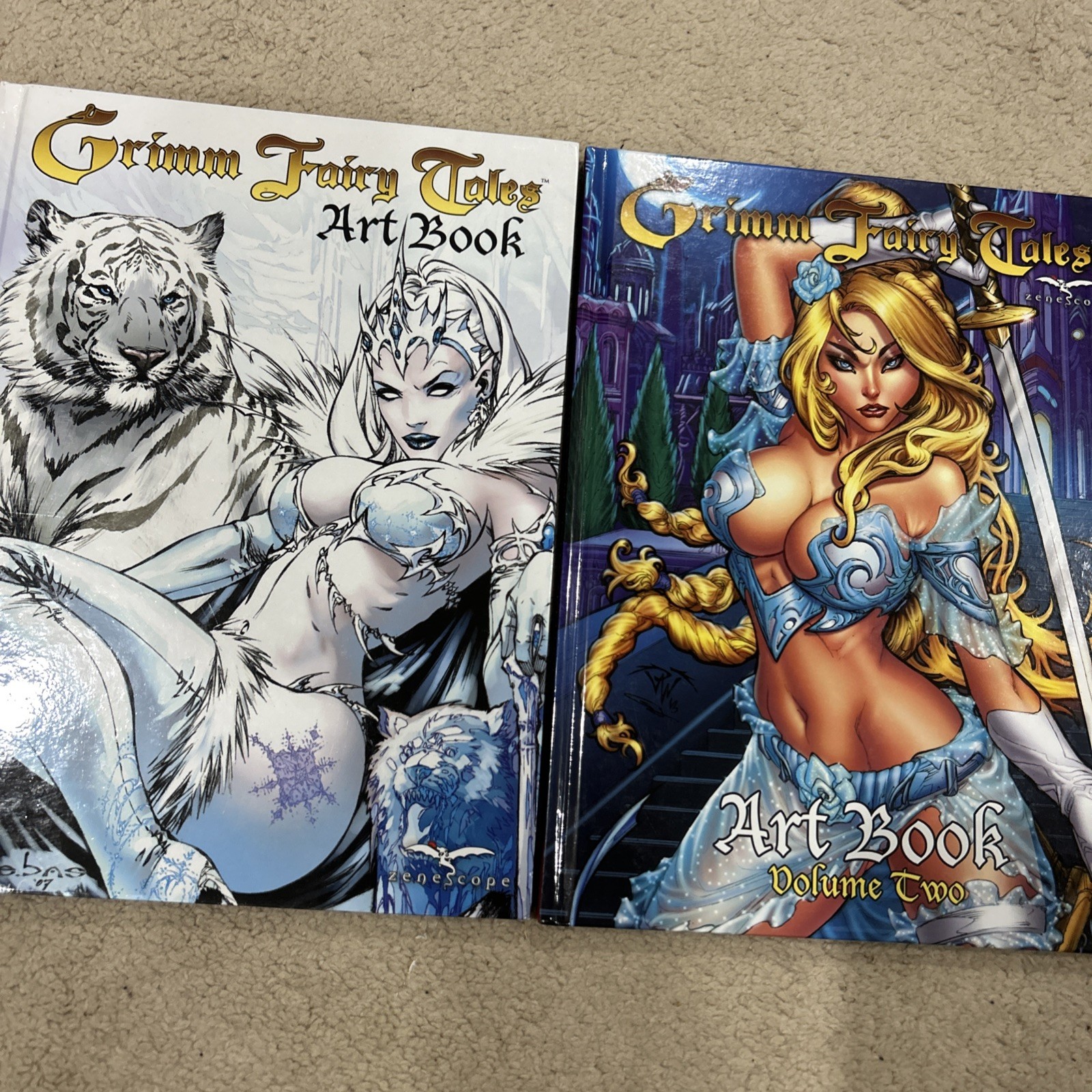 Grimm Fairy Tales Art Book Volume 1 & 2, Zenescope