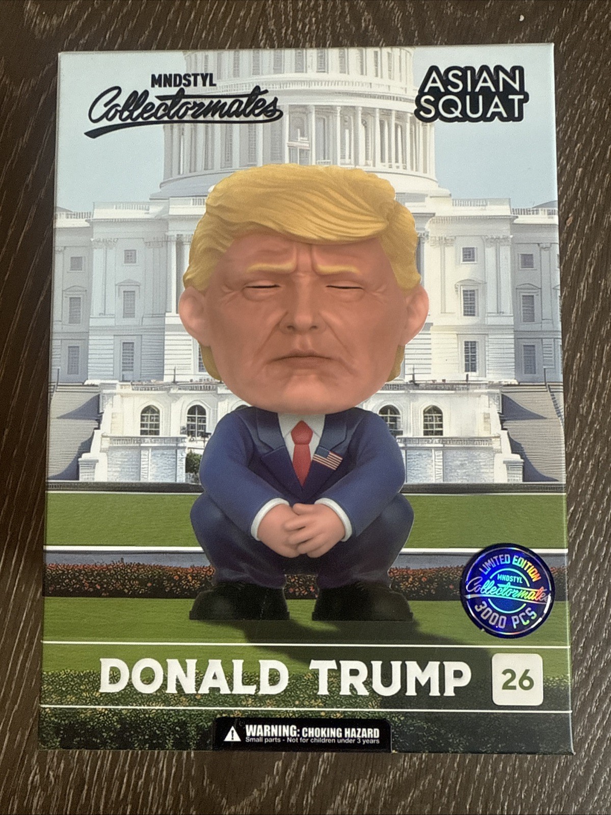 SDCC 2026 MNDSTYL Donald Trump Asian Squat Limited Figure  /3000 Exclusive New