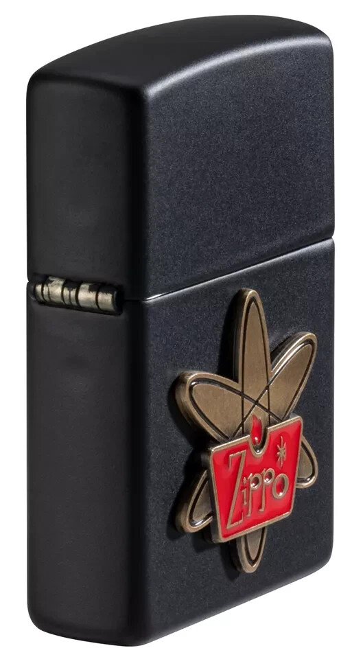 Zippo Atomic Zippo Design Black Matte 48920 Zippo Atomic Zippo Design Black Matte 48920