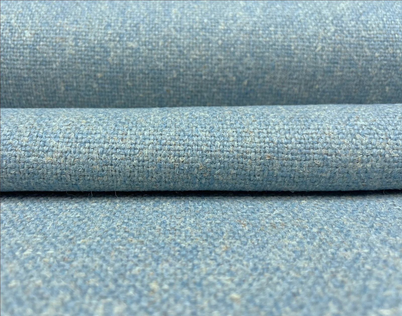 3.1+ yards Camira Hemp Dale Sky Blue Woven Wool Upholstery Fabric HWP18 MSRP 212