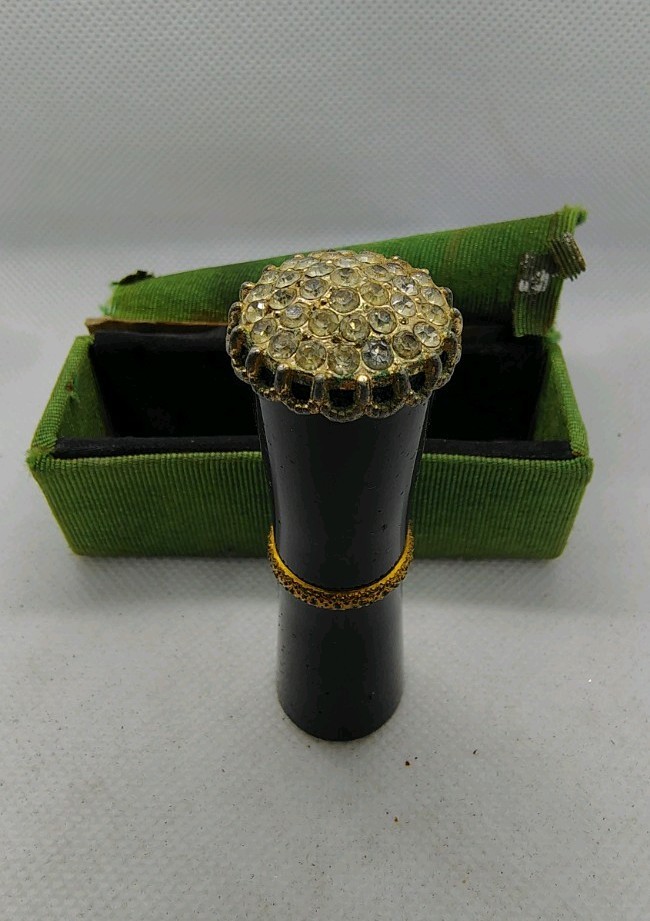 RARE Vintage Revlon Futurama Lipstick Tube 1950s Van Cleef & Arpels In Case