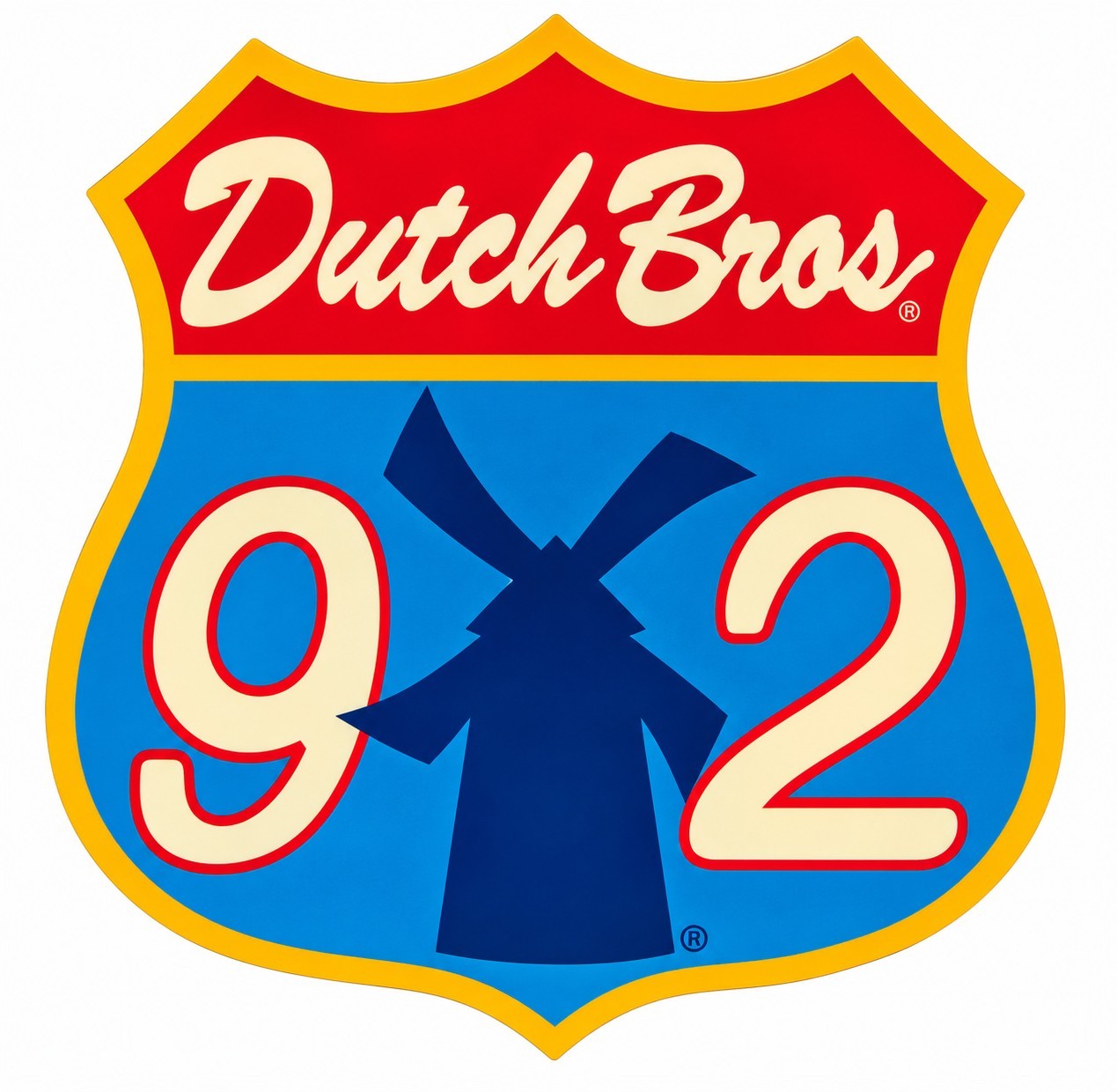 Dutch Bros Coffee Limited Edition Vintage Route ‘92 Windmill Sticker May 2026 Dutch Bros Coffee Limited Edition Vintage Route ‘92 Windmill Sticker May 2026