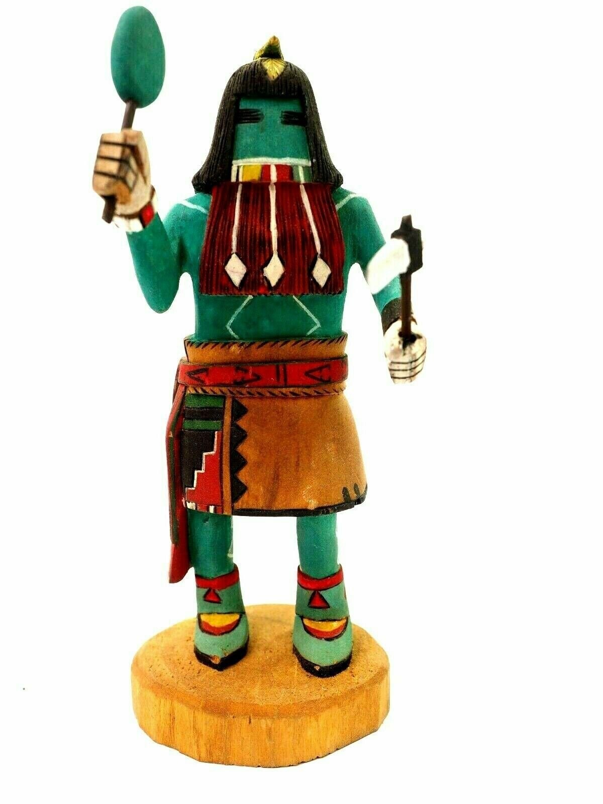 Wonderful Longhair Wolf Kachina 11.5