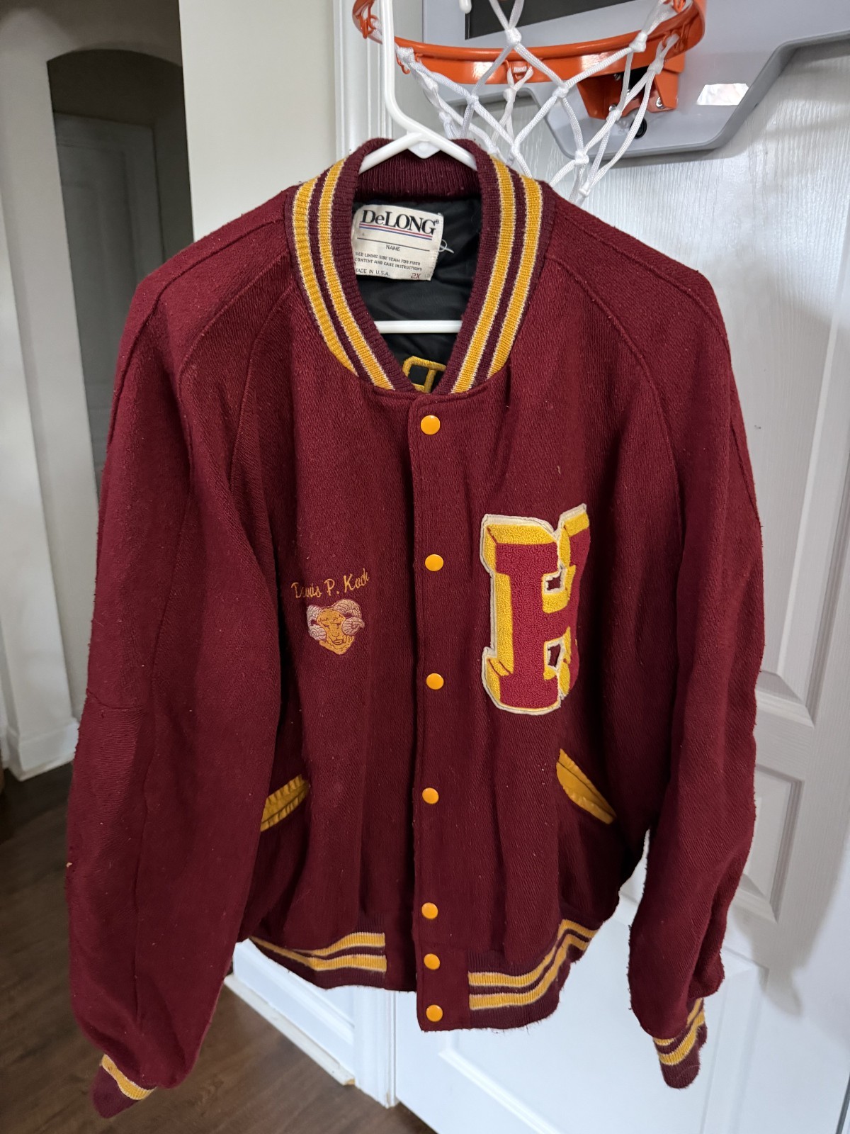 Vintage Harding High school Jacket 1970\'s Charlotte NC 2XL Letterman Lettermen