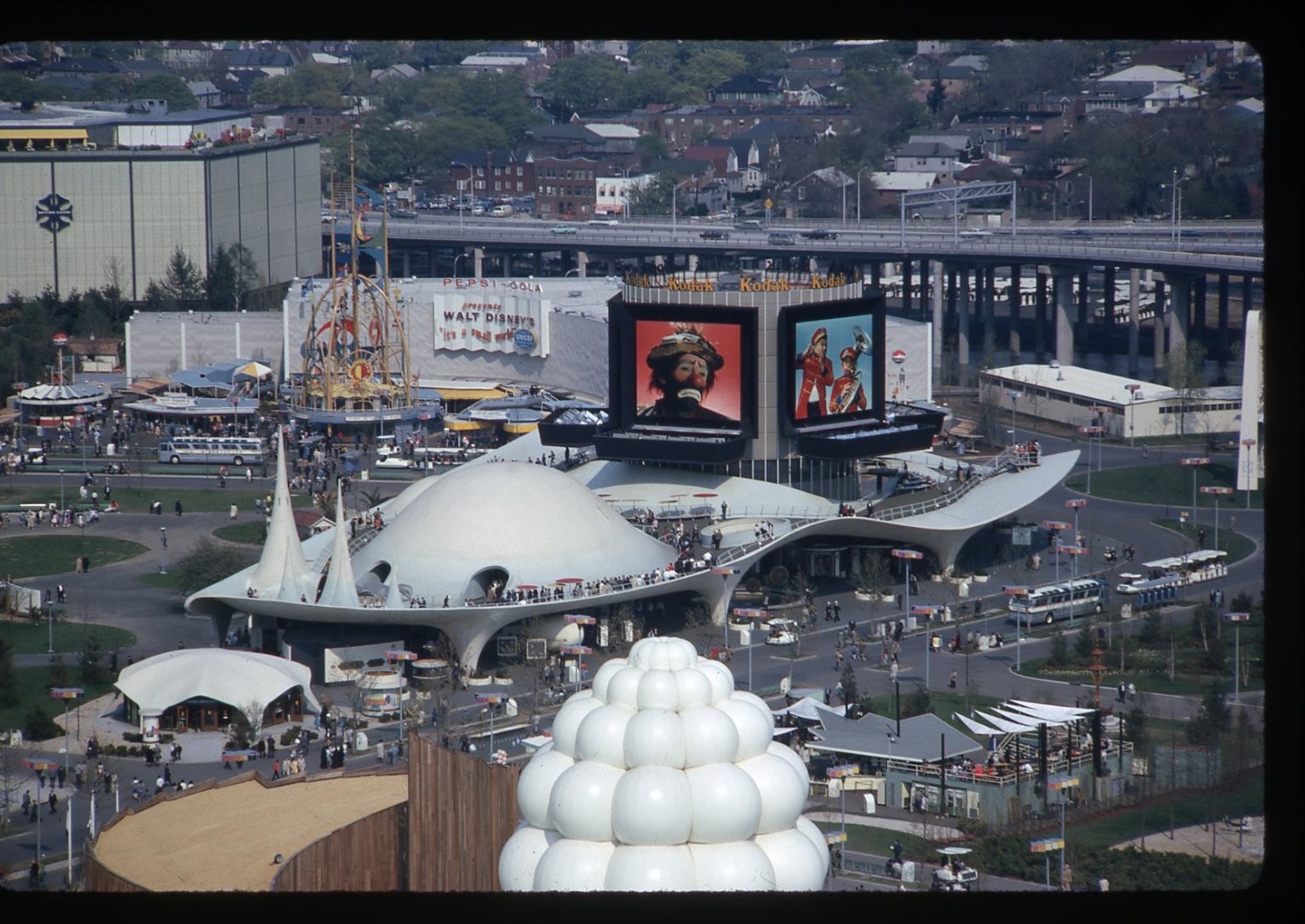 sl47 Slide 1964 New York World\'s Fair Kodak Pepsi Walt Disney \