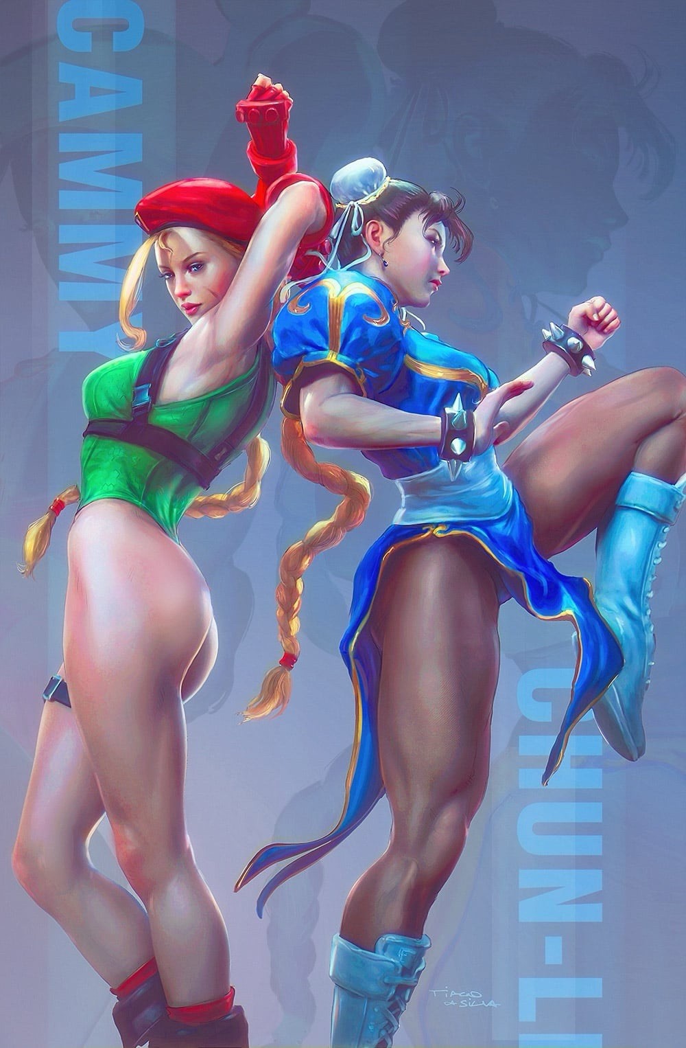 🔥 STREET FIGHTER CAMMY VS CHUN-LI 1 TIAGO DA SILVA 616 Variant B LTD 500 🔥 STREET FIGHTER CAMMY VS CHUN-LI 1 TIAGO DA SILVA 616 Variant B LTD 500