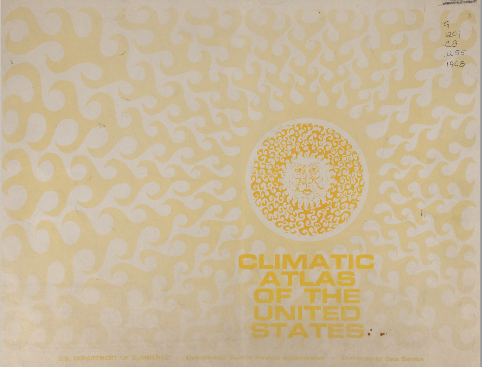 202 Page Climatic Atlas of the United States 1968 (1974 Reprint) on Data CD