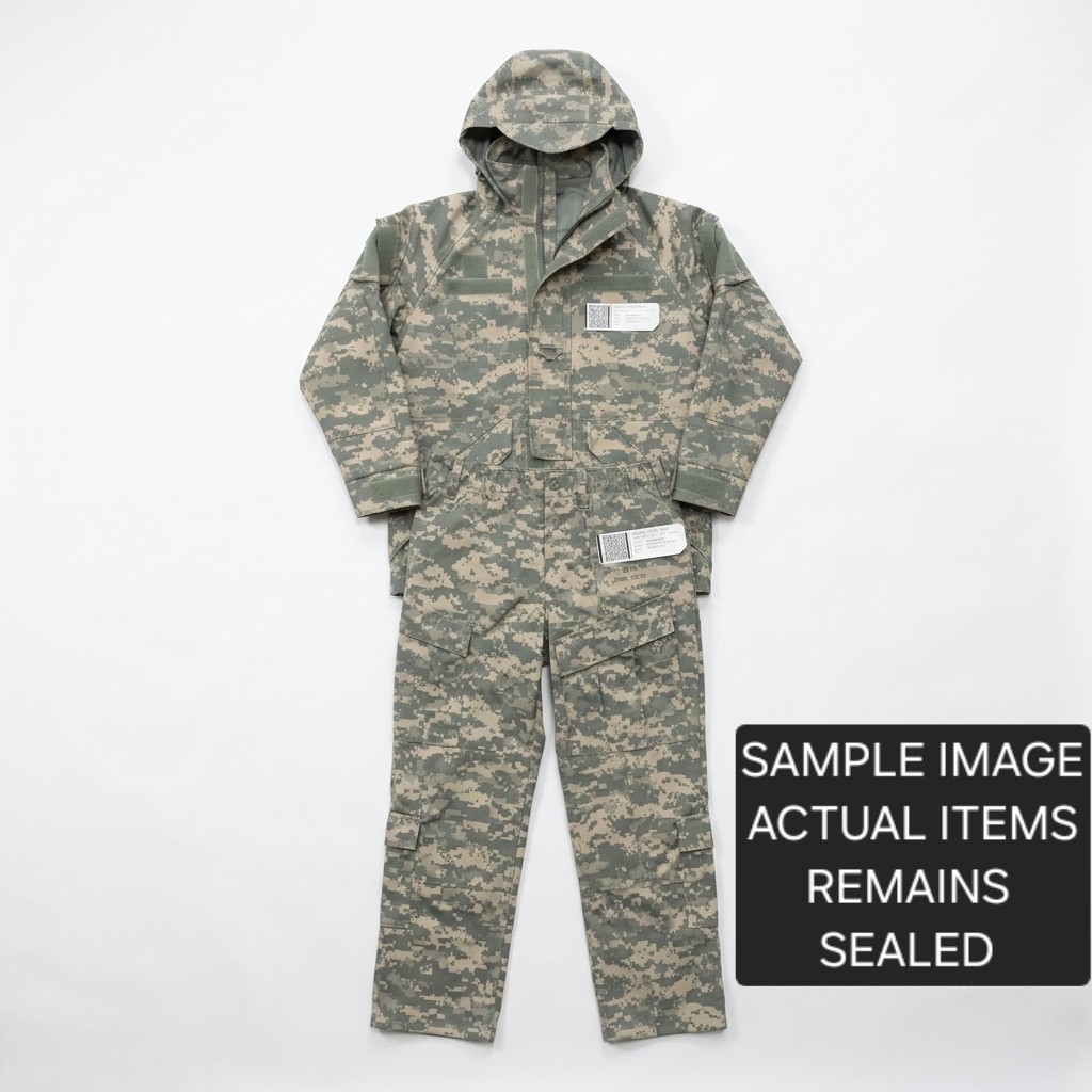 USGI Military JSLIST Chemical Protective Suit ACU UCP Medium Short *MATCHING SET