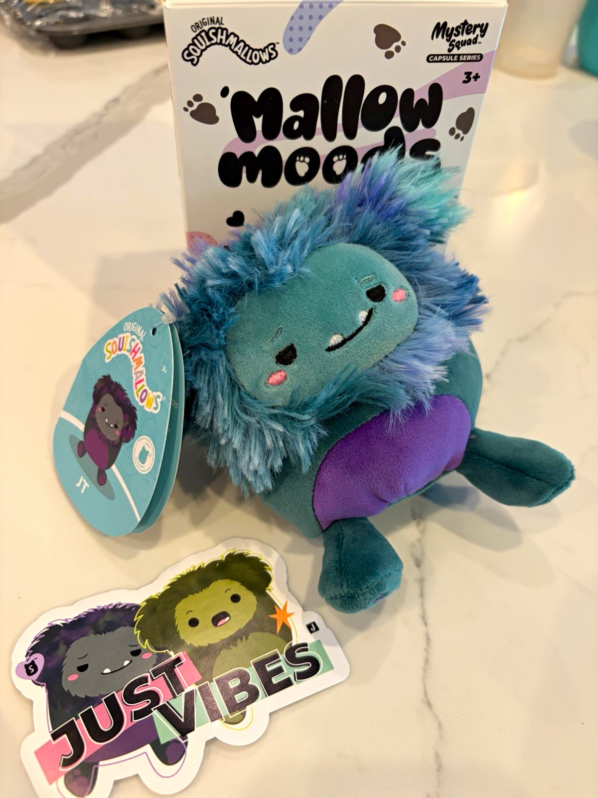 Squishmallows Little Plush Mallow Moods  Confident JT 4 inch New