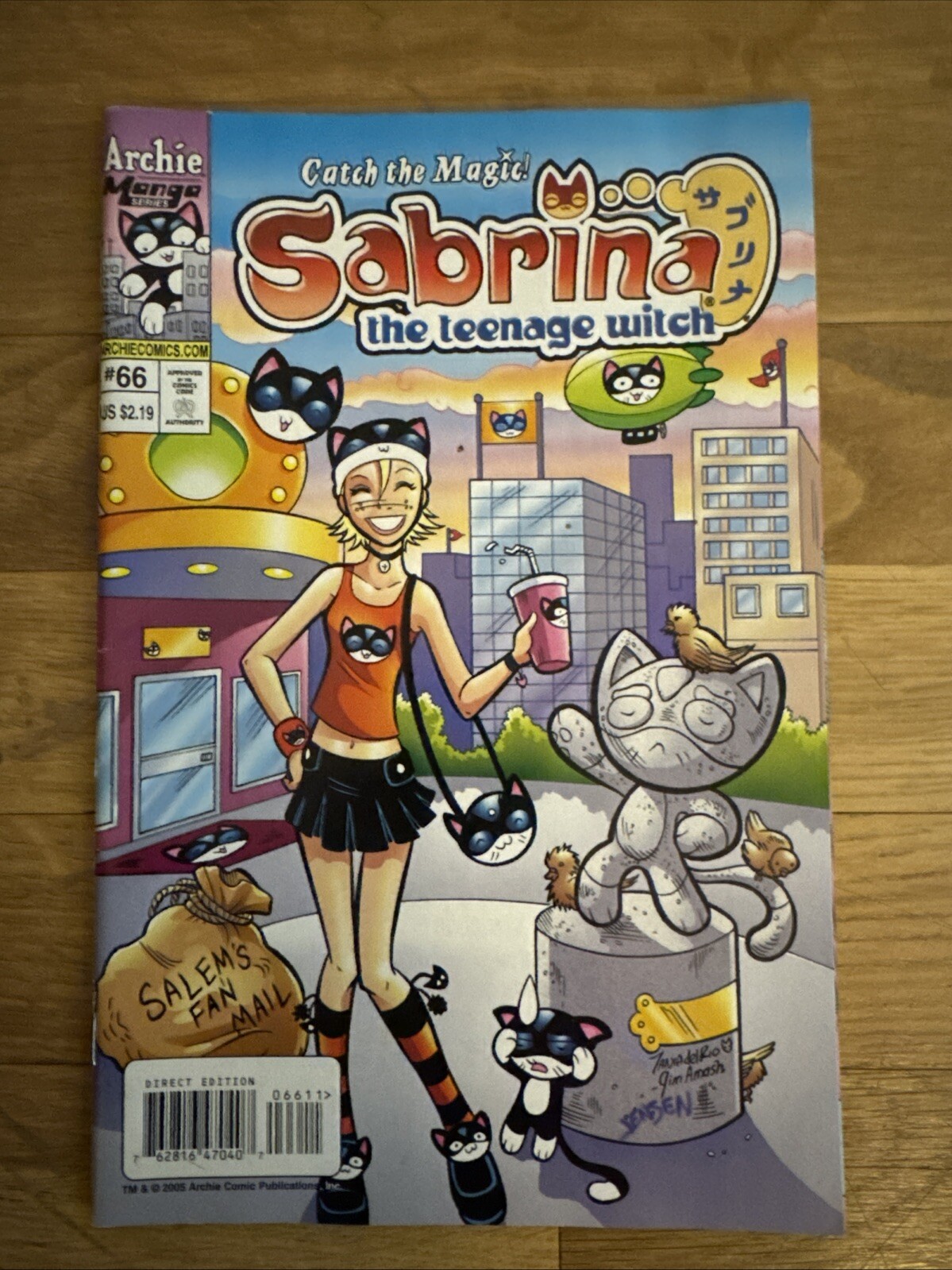 SABRINA THE TEENAGE WITCH #66 ARCHIE COMICS Riverdale MANGA HTF Insert