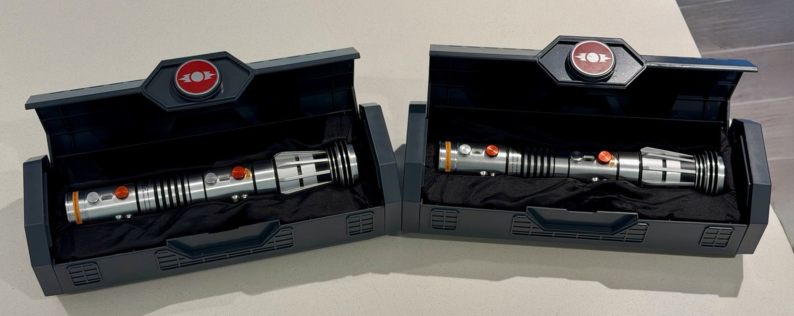 2 Disney Star Wars Galaxy's Edge Darth Maul Legacy Lightsaber Hilt Brand New