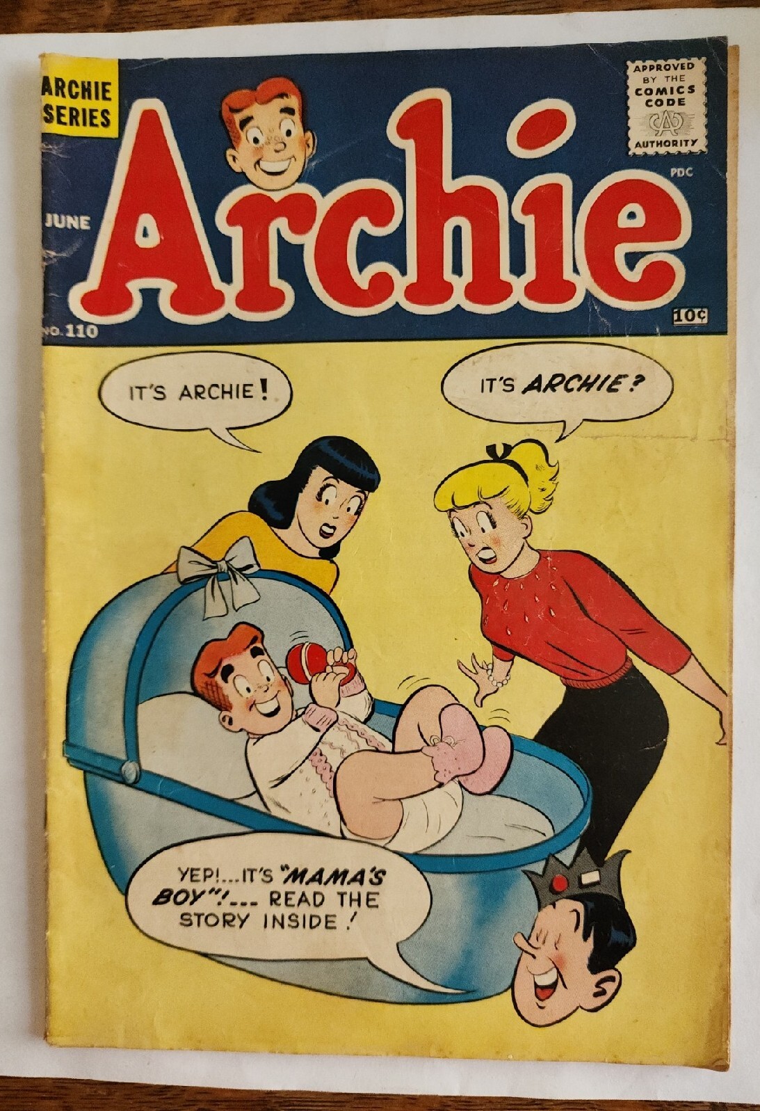 Archie #110 Archie Comics 1960