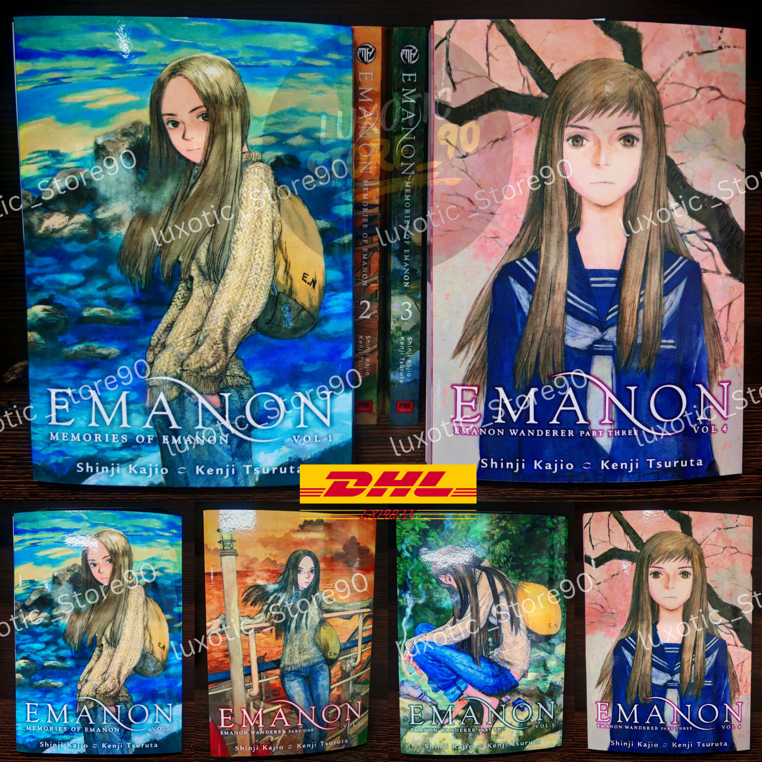 Emanon Memories of Emanon Manga Vol.1–4 Full Set English Version by Shinji Kajio