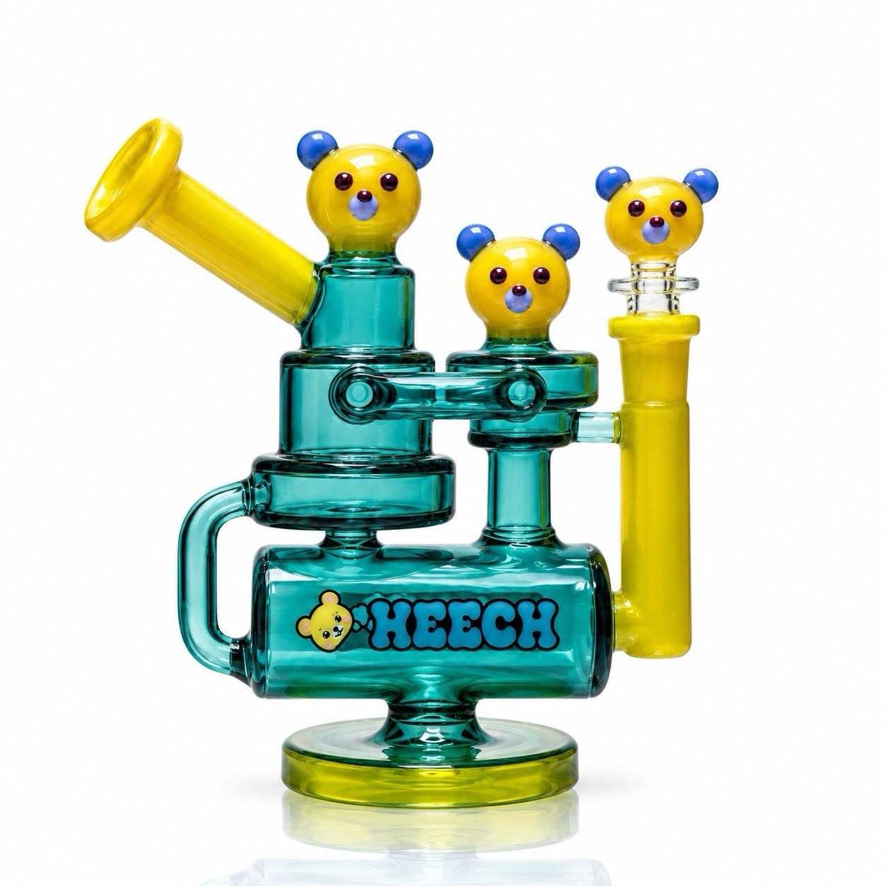 Cheech Glass 7 Inch Three Bears Water Pipe *USA*