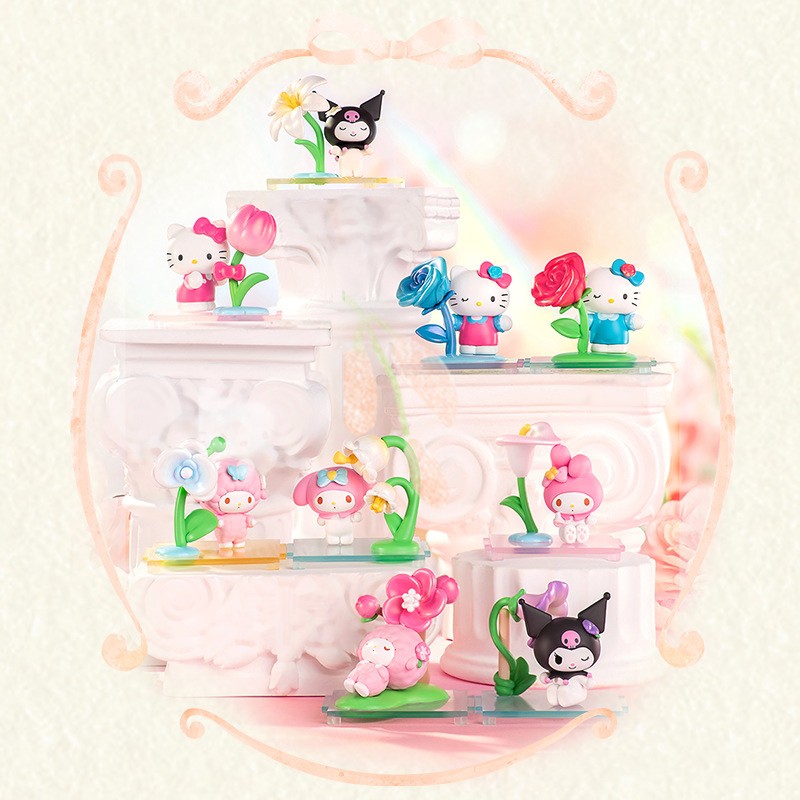 MINISO Rhyme Flower Blind Box Confirmed Sanrio Characters Collectible Figure NEW