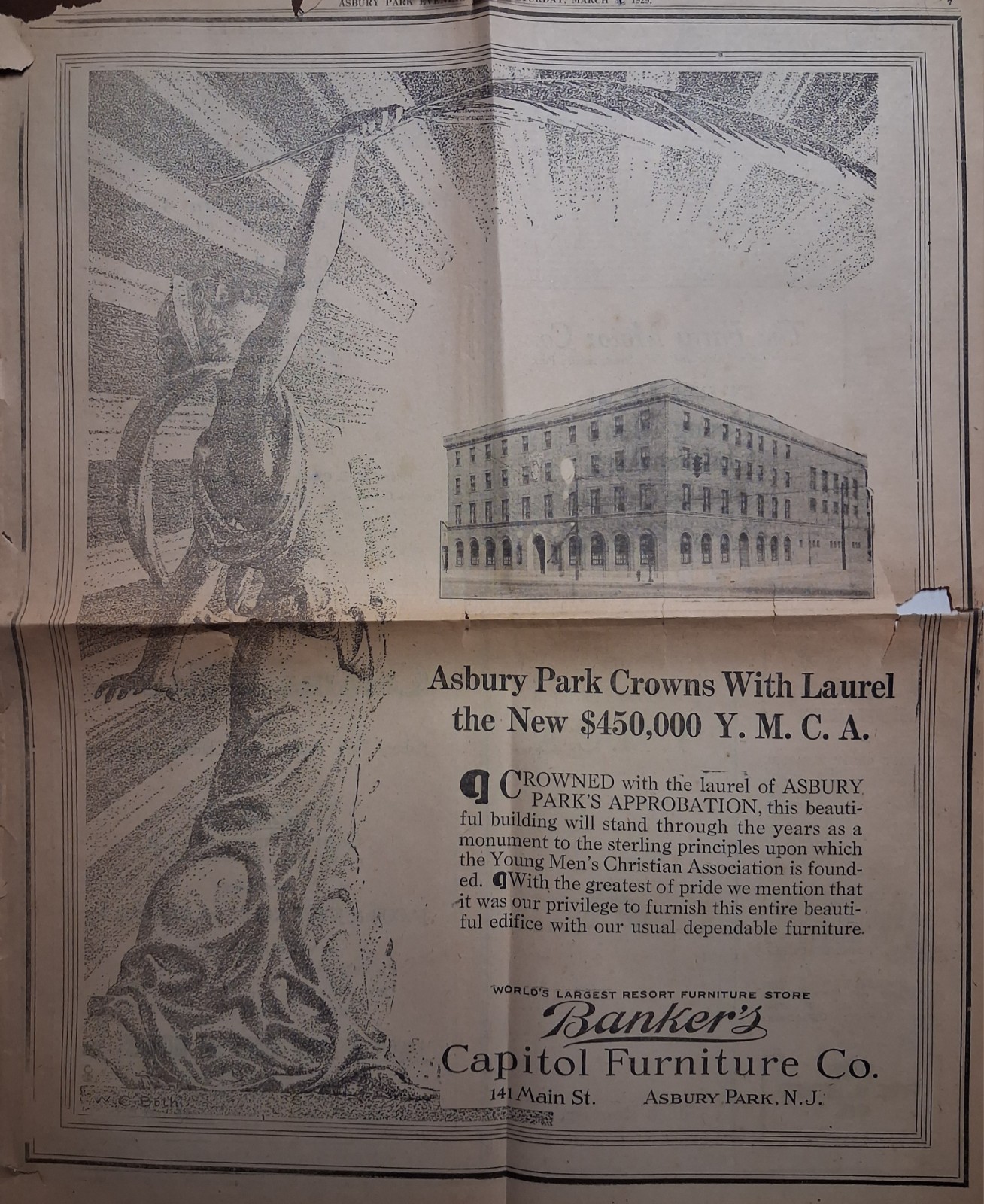 1929 YMCA Asbury Park NJ MONMOUTH COUNTY 18