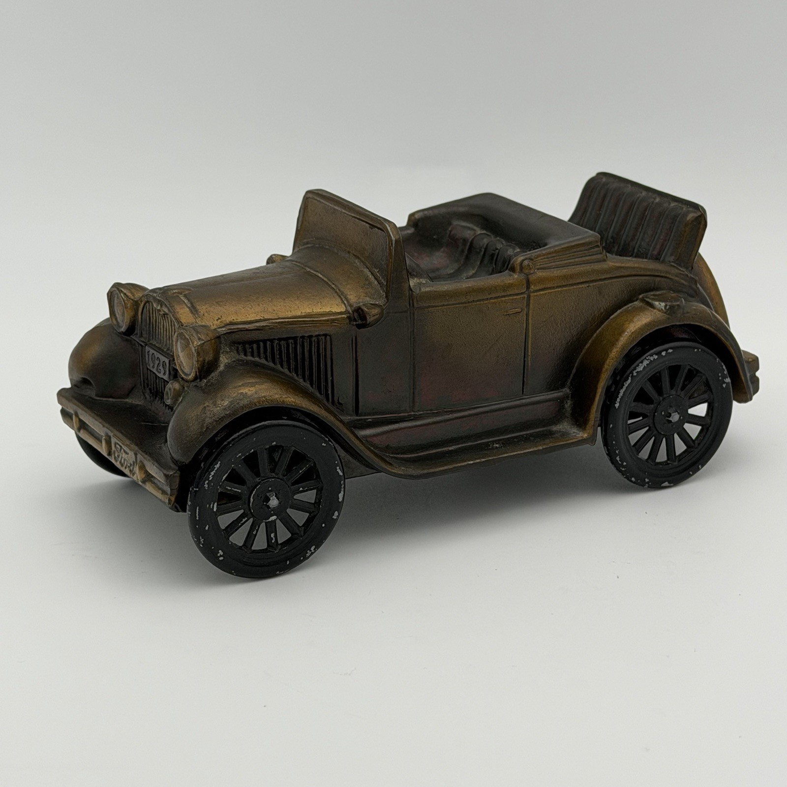 VTG ✅ Banthrico Ford Coin Bank 1929 Diecast Bronze Finish 1974 ✅ First National