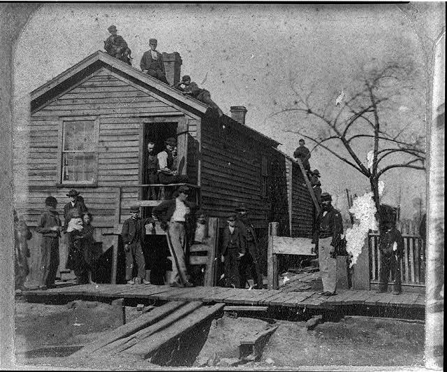 Photo:Chicago Illinois 1871 O'Leary House Where Great Fire Started