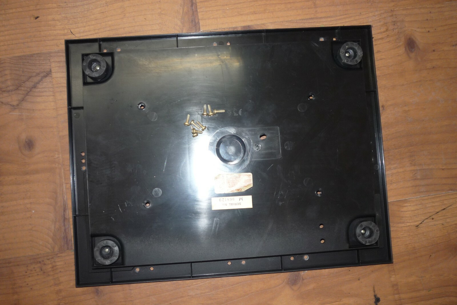 GARRARD GT 350 AP TURNTABLE - BASE WITH 4 FEET - 4 FOOT