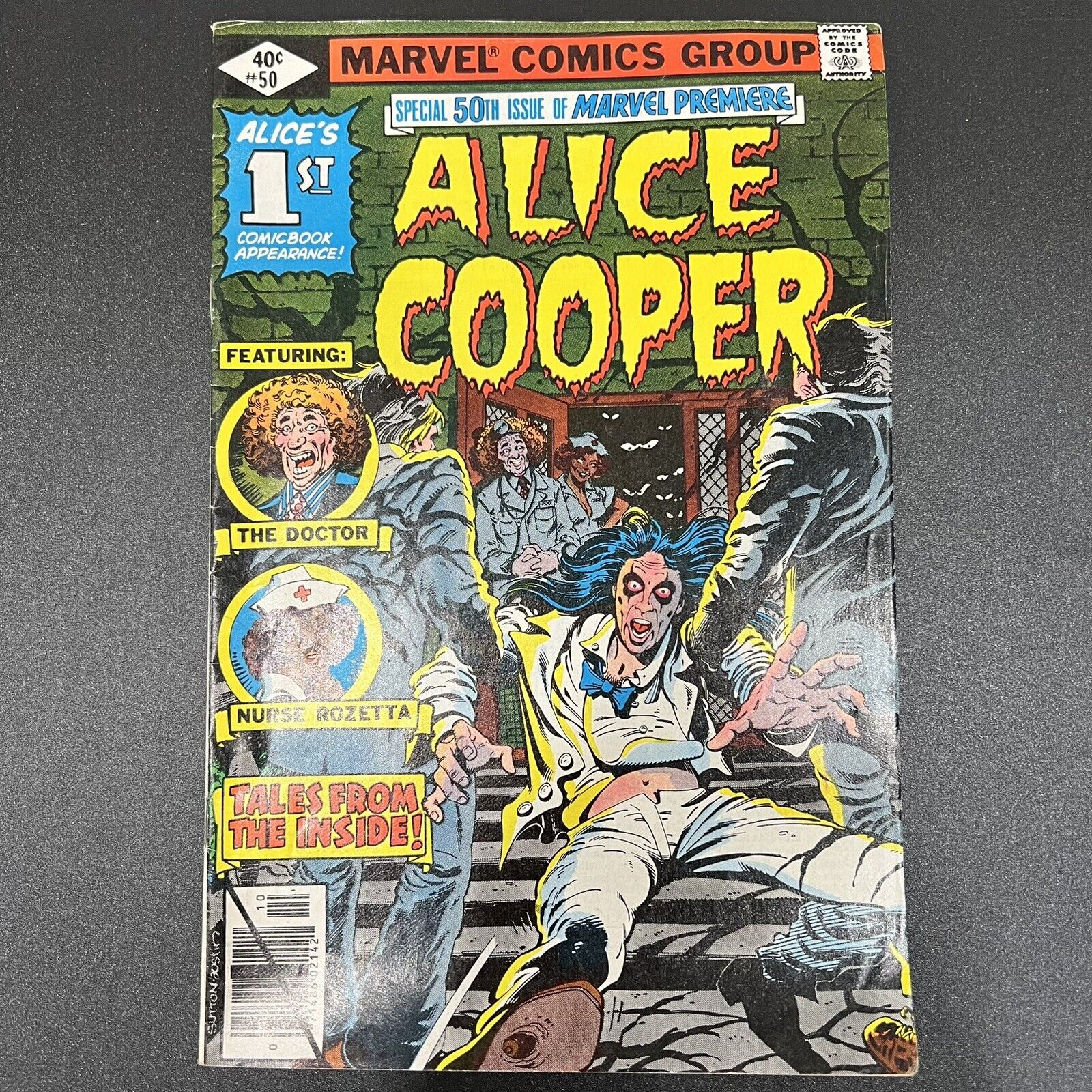 Marvel Premiere Vol 1 #50 October 1979 Alice Cooper From The Inside Comic Book