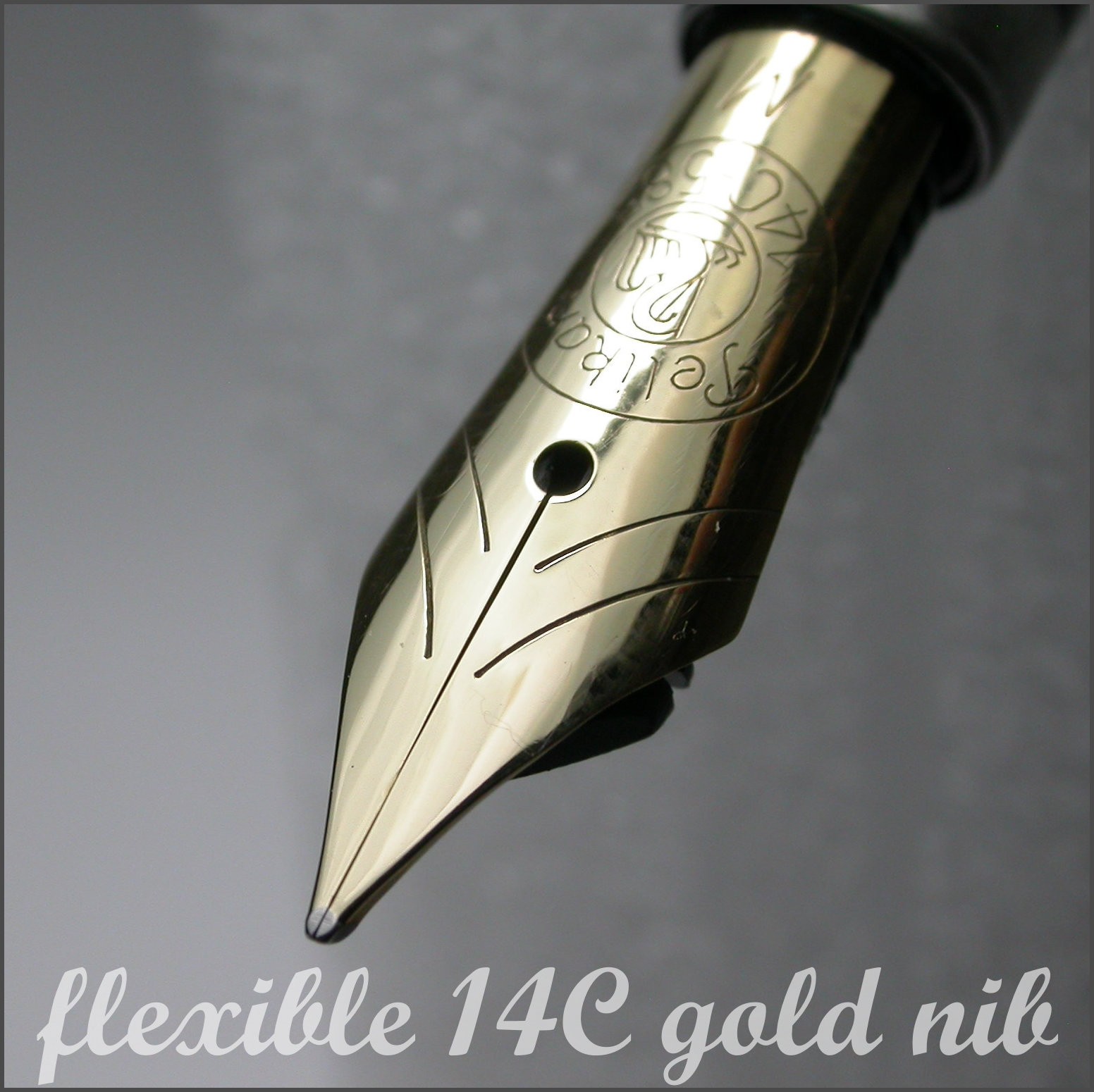 PELIKAN FLEXIBLE M400 VINTAGE OLD STYLE 14C 585 M MEDIUM GOLD NIB FOUNTAIN PEN