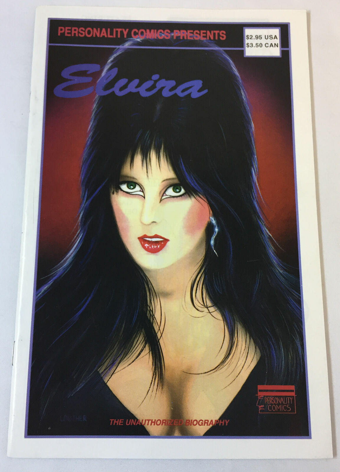 1992 Elvira Personality Comics Illustrated Book-  Biography- UNREAD 