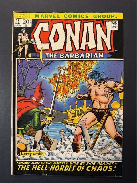 Conan The Barbarian #15 1972 KEY 1st Full Kulan Gath 2nd Elric FN 7.0